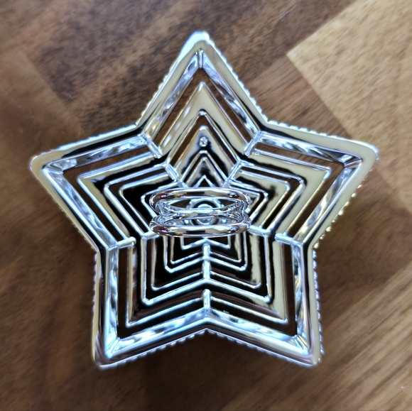 SWAROVSKI Crystal Large ✨Stella✨ Star Cocktail Ring NIB Sz 50 (US 5) Rhodium - Picture 8 of 17